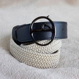 Vestrum Faro elastic equestrian belt beige 32